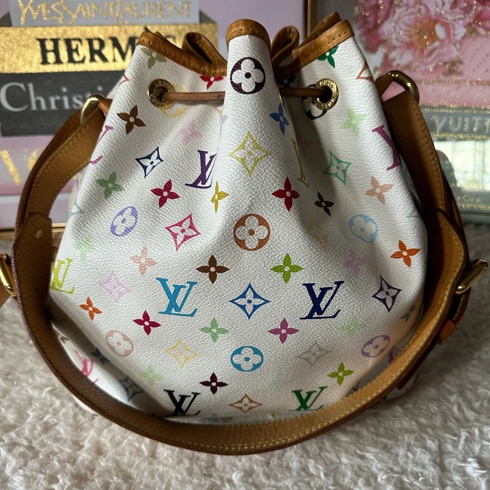 RARE Louis Vuitton Murakami Monogram Noe bucket bag - Picture 2 of 16